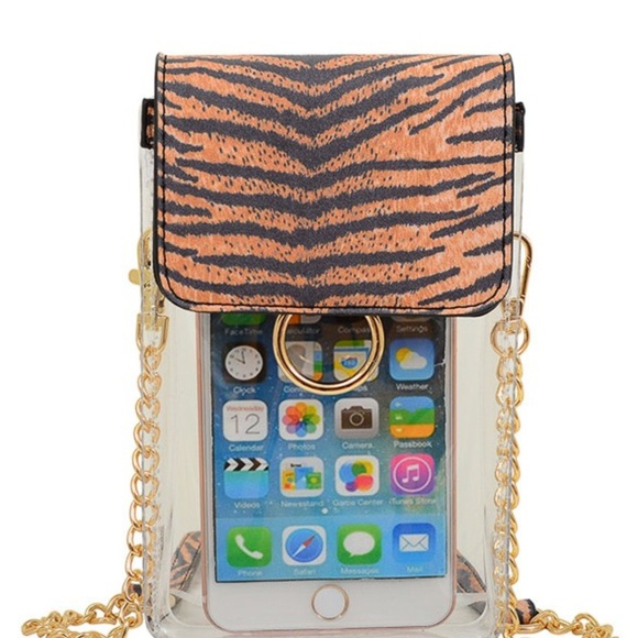 clear cell phone crossbody